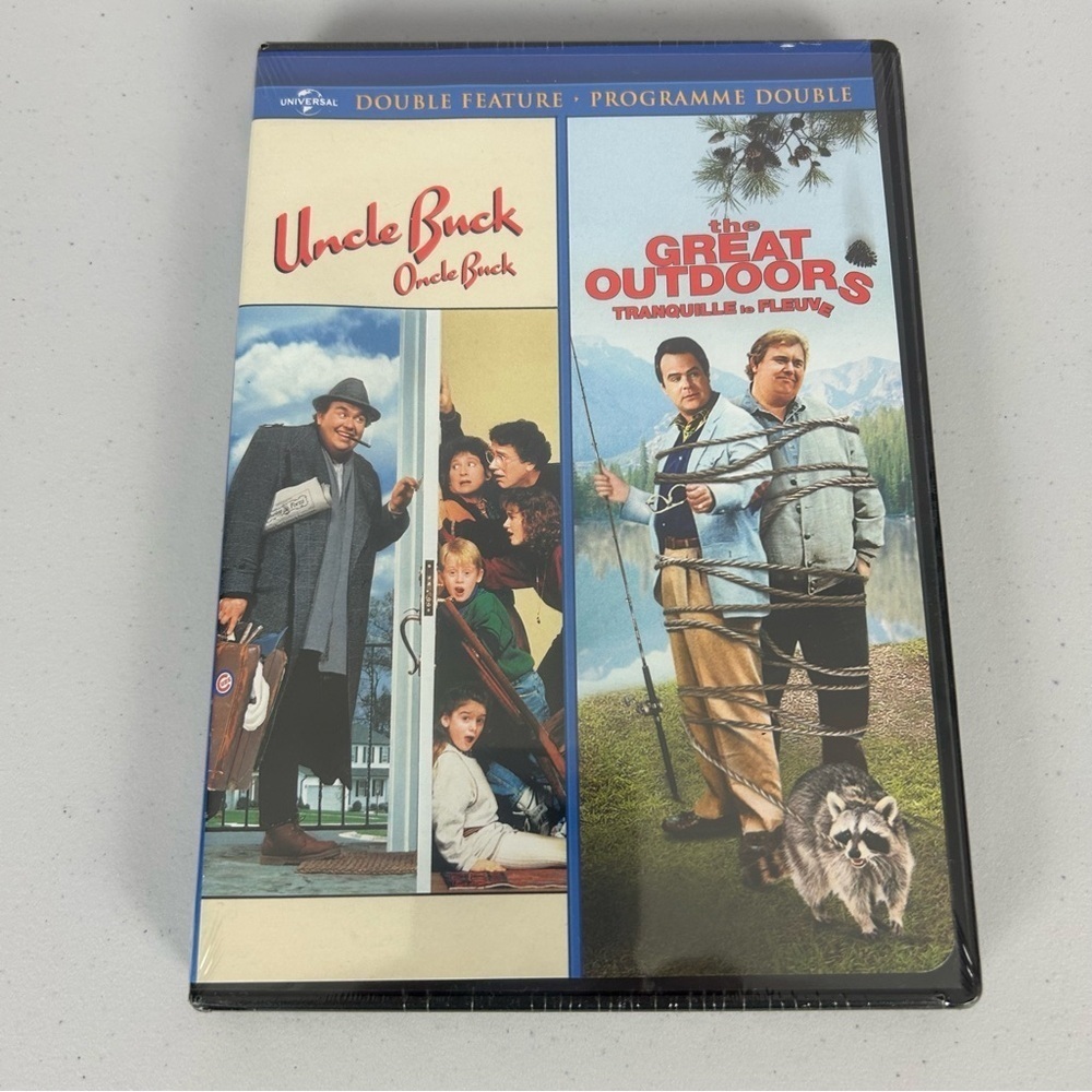 Uncle Buck/The Great Outdoors Double Feature DVD Sealed!
